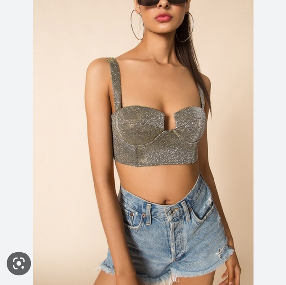 superdown Tops - Superdown kida crop bustier